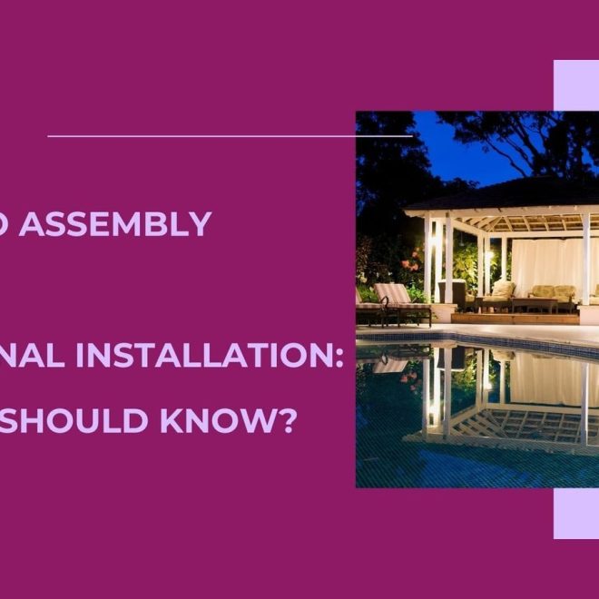 DIY Gazebo Assembly vs. Professional Installation: What You Should Know