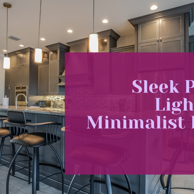 Sleek Pendant Lights for a Minimalist Kitchen Design