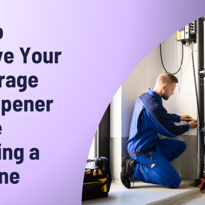 How to Remove Your Old Garage Door Opener Before Installing a New One